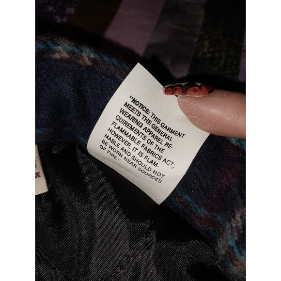 VTG 90s Flannel Shirt Field & Stream Men's Large Shacket Plaid Lined Quilted - Picture 4 of 4